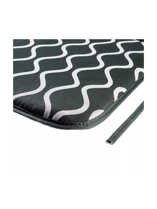 Kadax Garden Chair Cushion with Backrest Green 37x75cm