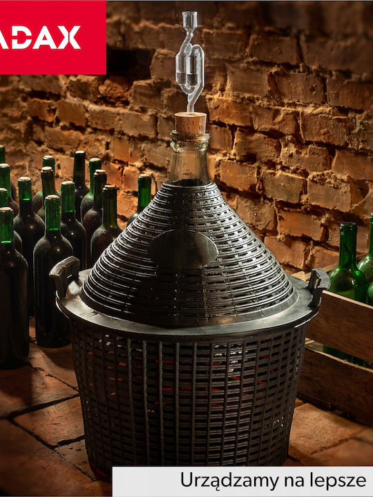 Kadax Glas Karaffe zum Servieren Wein mit Verschluss Gray 1Stück