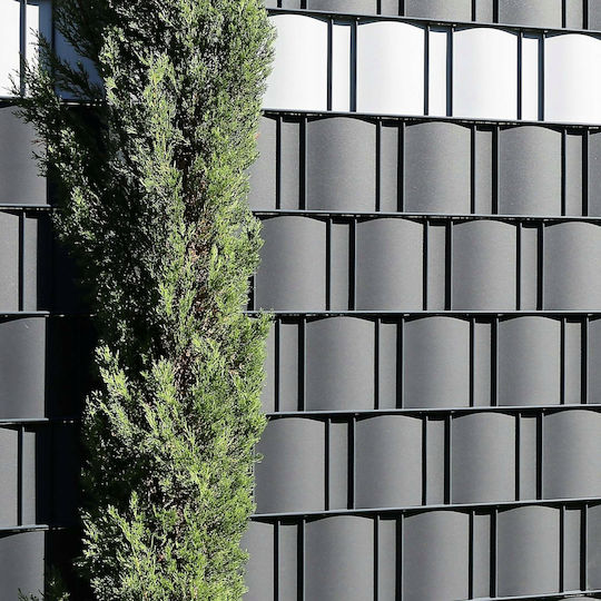 Kadax Post-Unterstützung für Gartenzaun 2Stück Gray