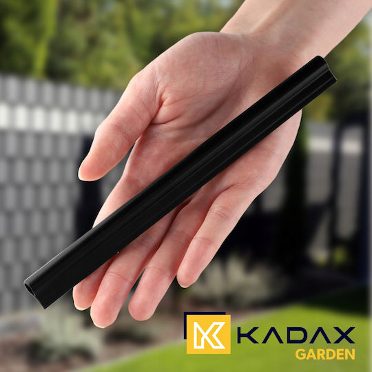 Kadax Придържащ клипс за Ограда на Градина 2бр Черен