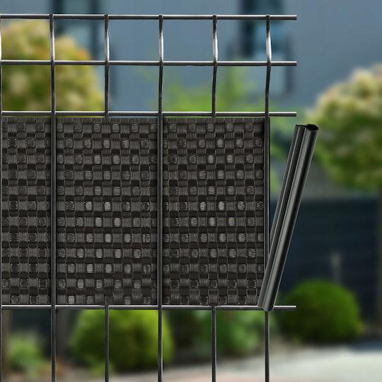 Kadax Post-Unterstützung für Gartenzaun 6Stück Black