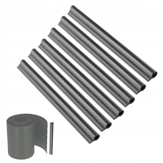 Kadax Garden Fencing Material 6pcs Gray