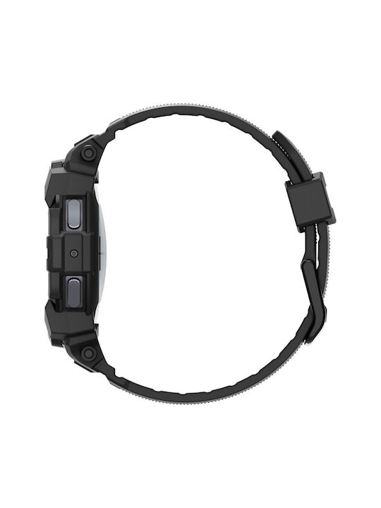Spigen Rugged Armor Pro Silikonhülle in Schwarz Farbe für Samsung Galaxy Watch 7 (44 mm)