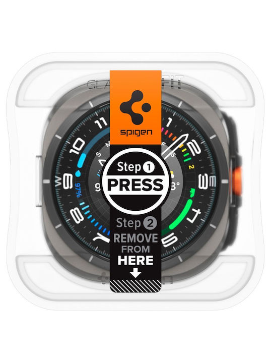 Spigen Tempered Glass for the Galaxy Watch Ultra 47mm AGL08349