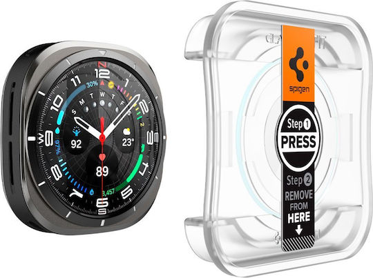Spigen EZ Fit Tempered Glass για το Galaxy Watch Ultra 47mm 2τμχ AGL08349