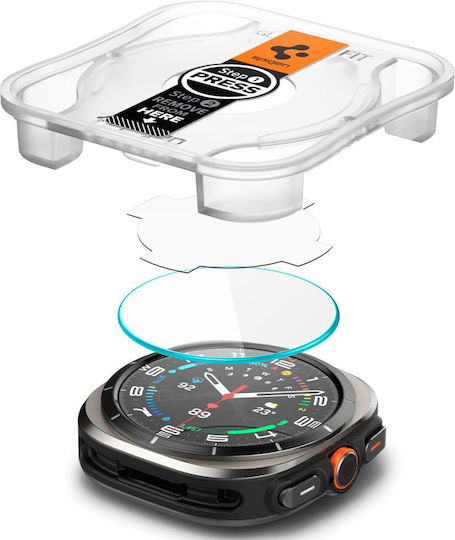 Spigen EZ Fit Tempered Glass για το Galaxy Watch Ultra 47mm 2τμχ AGL08349