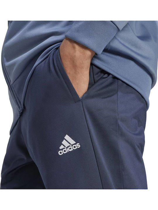 Colorblock Tracksuit Glossy with Elastic Blue