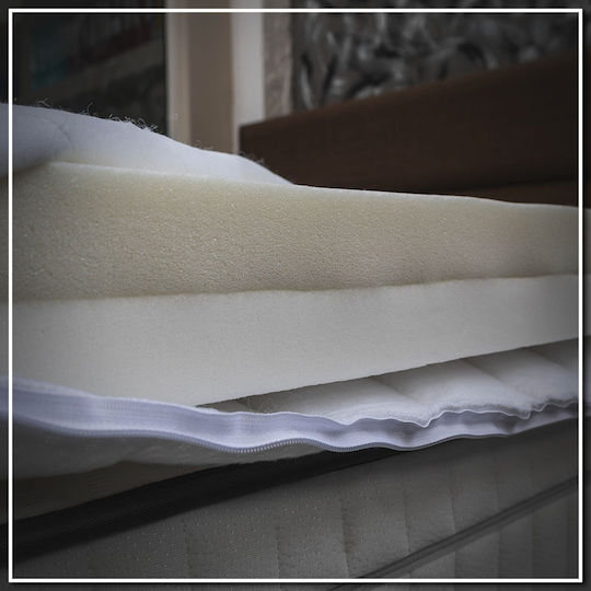 Como Felt & Wadding Producers Ανώστρωμα Δύο Όψεων Διπλό Αποσπώμενο Κάλυμμα 140x190x10εκ