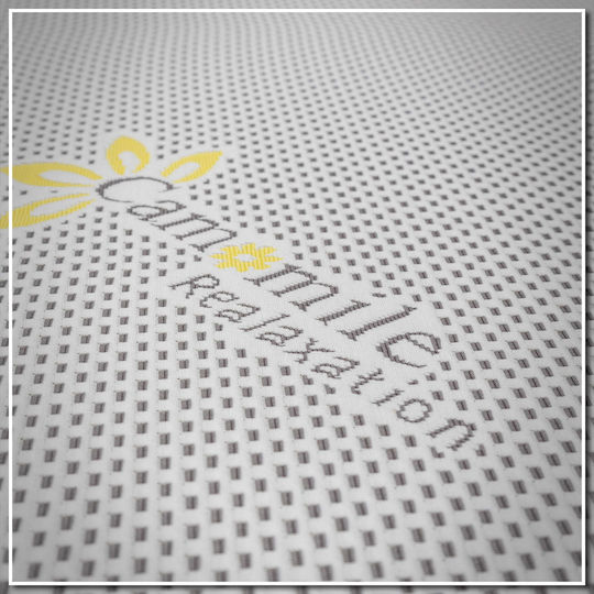 Como Felt & Wadding Producers Chamomile Double Mattress Topper Removable Cover 150x200x4cm