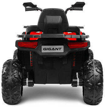 Copil Electric Masina Cu un loc cu Telecomanda Quad Gigant 12 volți Roșu