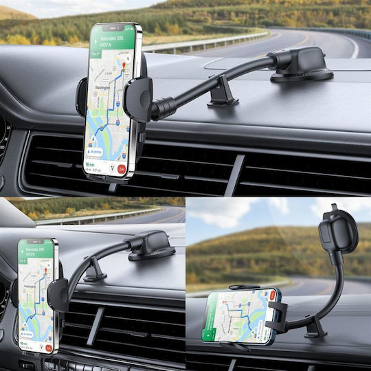 Joyroom JR-ZS259 Car Mobile Mount 4.6" - 6.7" with Adjustable Hooks Black