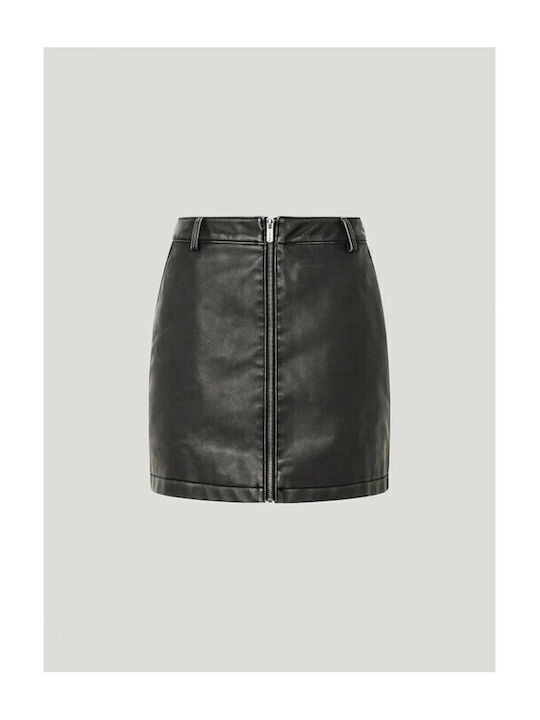 London Denim Mini Fustă Black