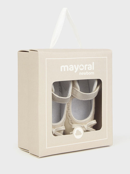 Mayoral Baby Ballerinas Ivory