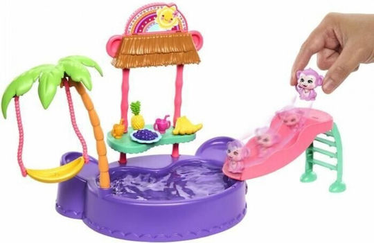 Mattel Swimming Pool Playset Σετ Κούκλας για 3+ Ετών 15εκ.