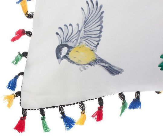 Set 2 Colorful Throw Pillows 45 x 45 Cm