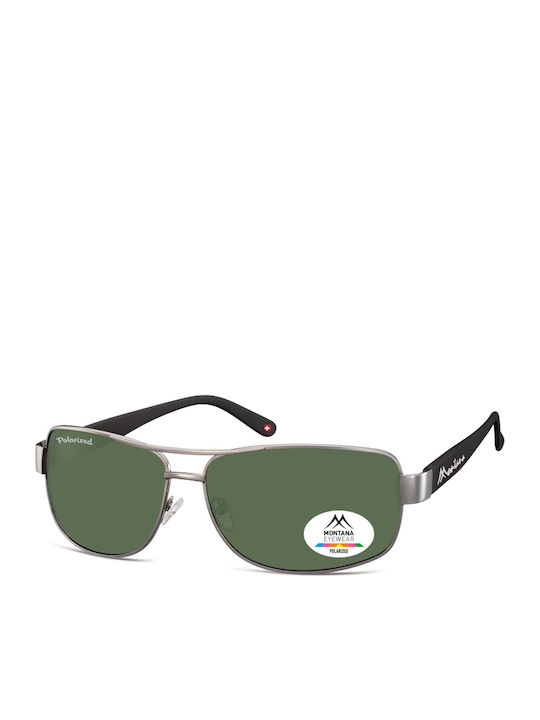 Montana Eyewear Sonnenbrillen Silber mit Metall Gestell Montana Eyewear Sonnenbrillen Silber mit Metall Gestell