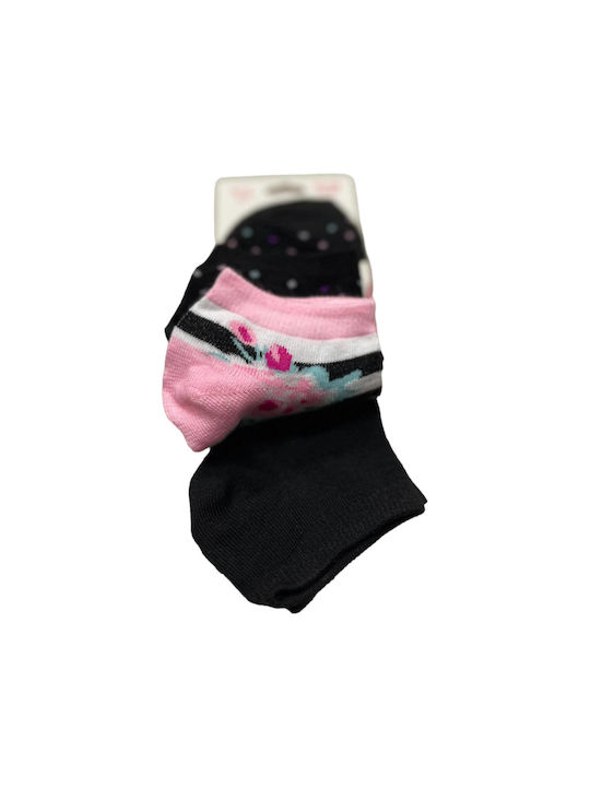 Intimonna Damen Socken Black/Pink 12Pack