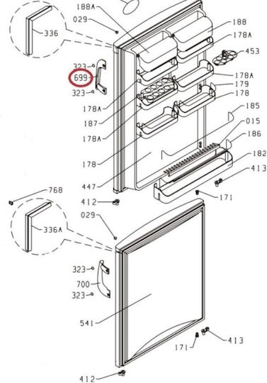 Gorenje Refrigerator Handle Replacement