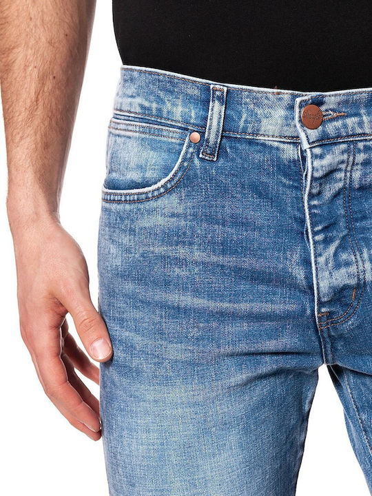 Spencer Ανδρικό Παντελόνι Τζιν με Slim Straight Εφαρμογή Spark Blue