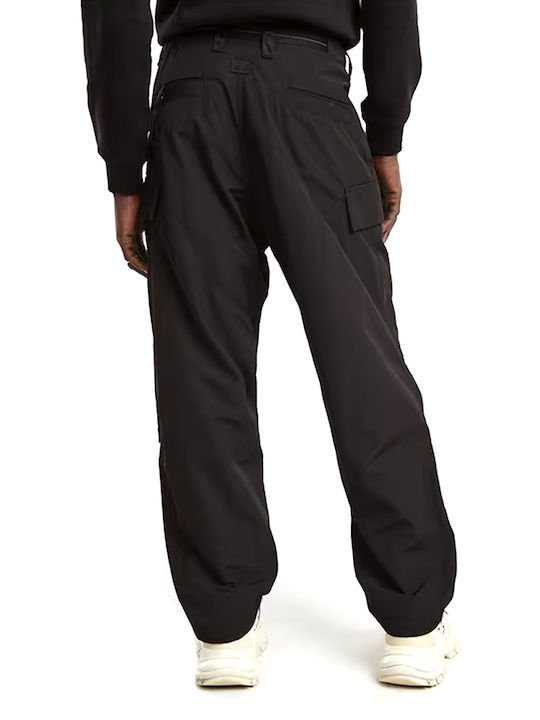 Herrenhose Cargo Lose Passform Schwarz