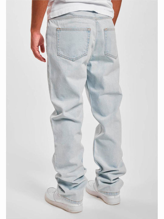 Trousers in Straight Line Ice Blue