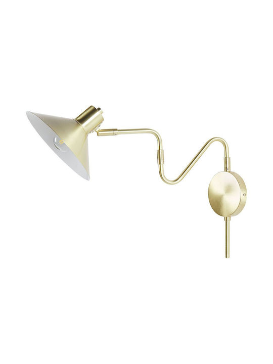 Beliani Modern Lamp Wall Gold