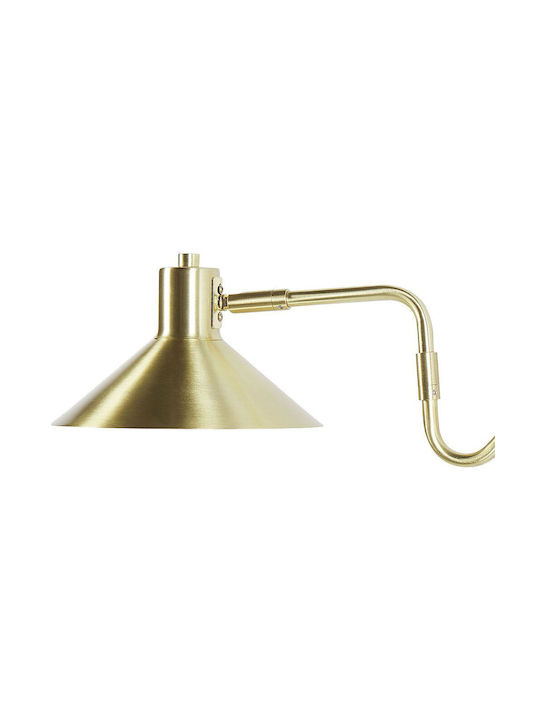 Beliani Modern Lamp Wall Gold