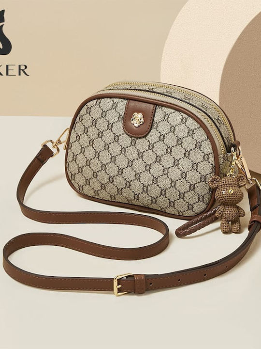 Leather Women's Bag Shoulder Brown