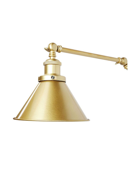 Beliani Einzelne Decken- und Wandleuchte in Gold Farbe