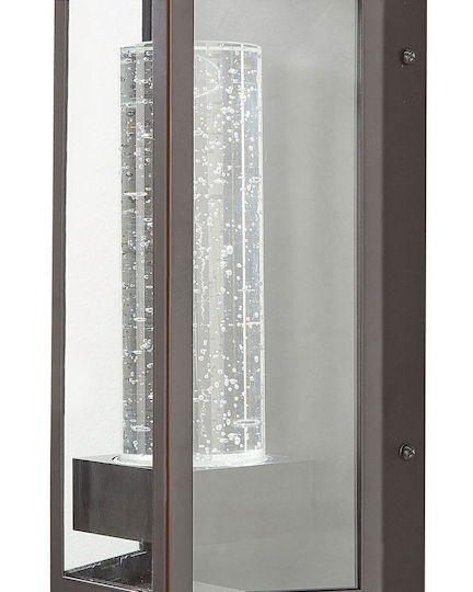Beliani Wandmontiertes Außenlicht LED IP44 mit Warmweißem Licht