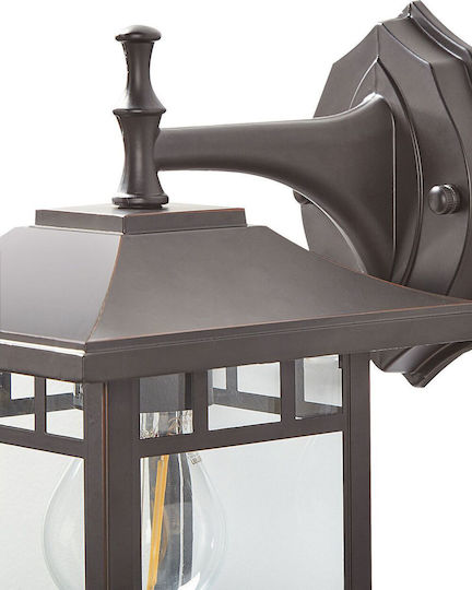 Beliani Iluminat Exterior Montat Pe Perete Lampion