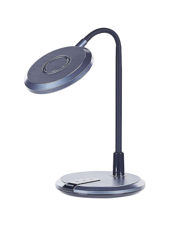 Beliani Beliani Office Lighting with Flexible Arm in Silver Color