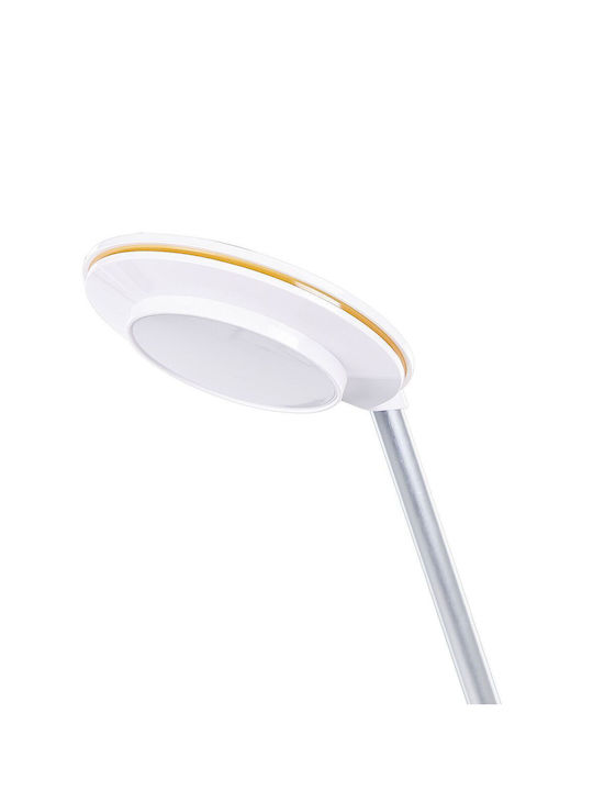 Beliani LED Schreibtischlampe in Silber Farbe