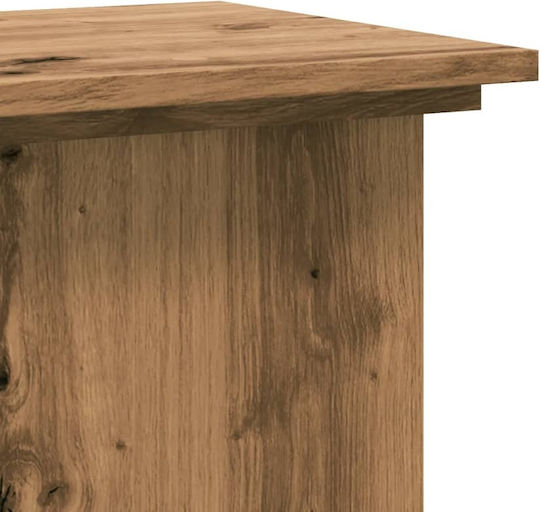 vidaXL Suport de plante Lemn Bej 33bucx33bucx60buccm.