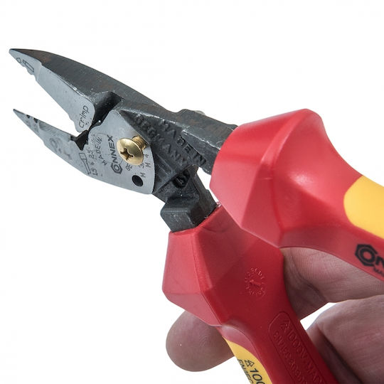 Connex Cable Stripper Pliers with Cutter and 180mm Length