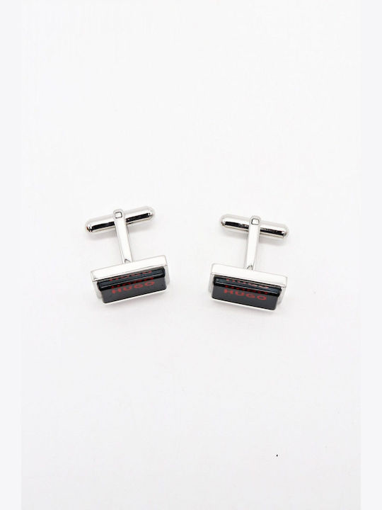 Hugo Boss Cufflinks of Steel Black