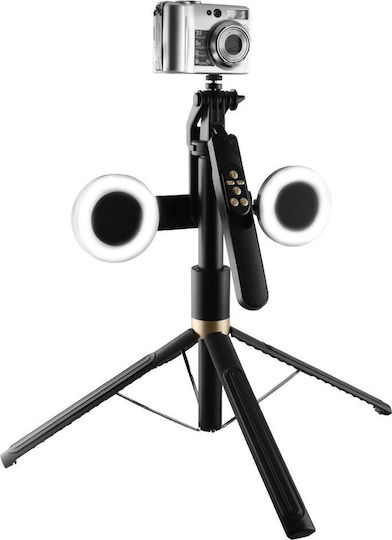 Volte-Tel Selfie Stick with Remote Control & Bluetooth Blue 8360343