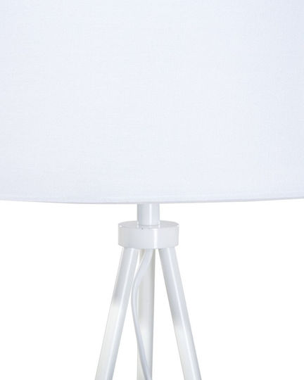 Beliani Lampa de podea Alb
