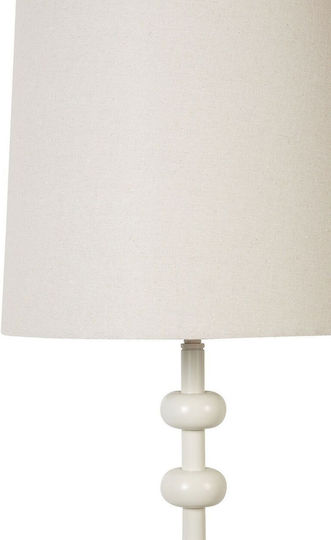 Beliani Lampadă De Podea Albă