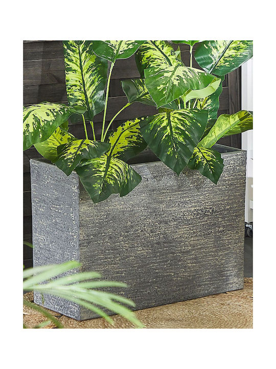 Planter 29 X 70 X 50 Cm Gray Edessa