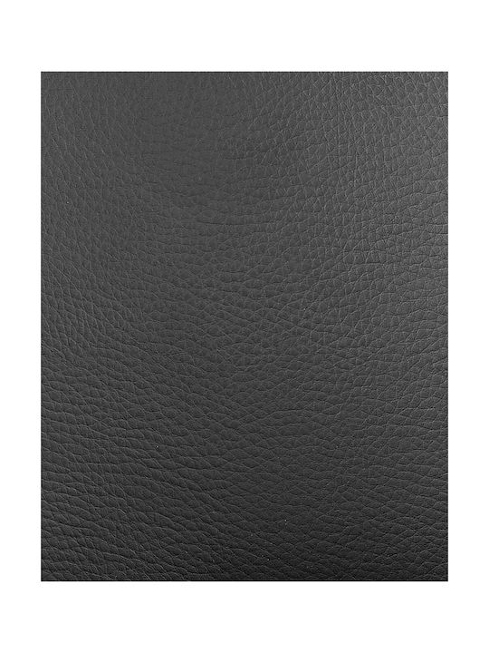Σκαμπό Μπαρ με Ρυθμιζόμενο Ύψος Black Faux Leather 2τμχ