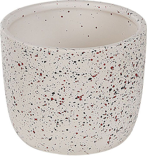 Beliani Set Accesorii Pentru Baie Ceramic Alb 6 Bucăți