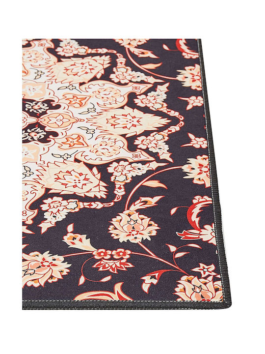 Beliani Aritas Αντιολισθητικό Χαλί Διάδρομος Black-beige 60x200cm