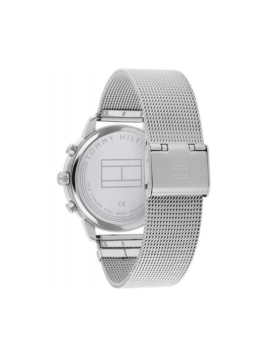 Tommy Hilfiger Uhr mit Silber Metallarmband