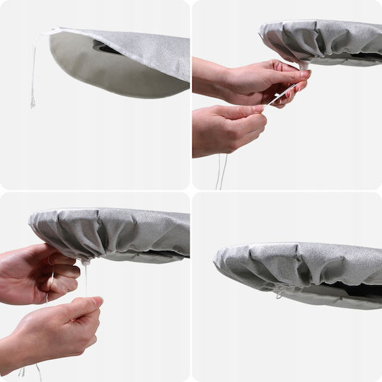 Kadax Ironing Board Cover Gray 127x47cm