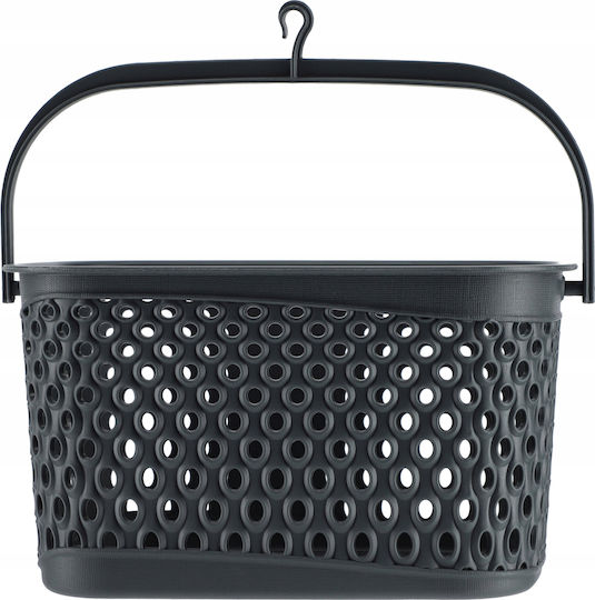 Kadax Set Basket with Clothespins made of Plastic Gray