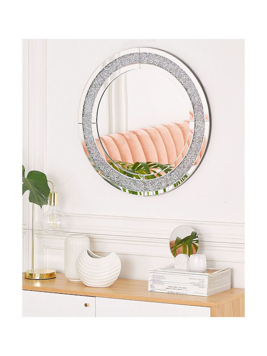 70 Cm Silver Wall Mirror Erbray