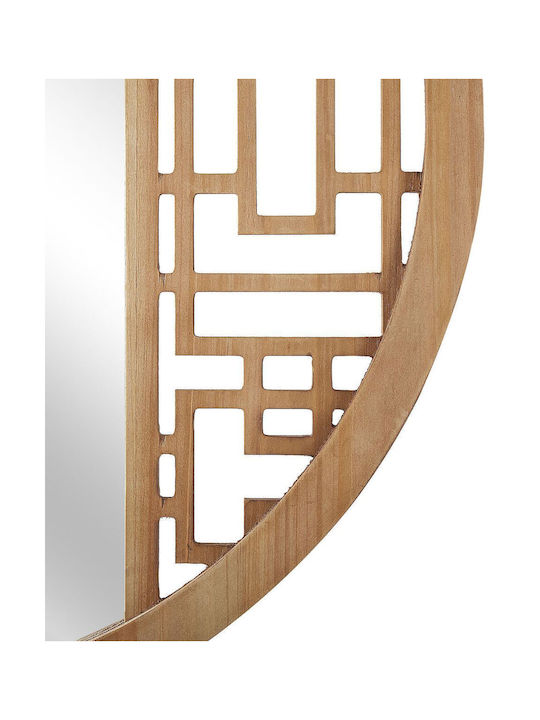 Oglindă de Perete 60 Cm Lemn Deschis Firminy