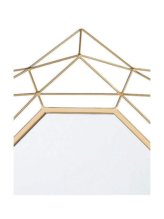 60 Cm Gold Wall Mirror Hillion
