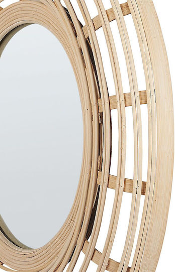 60 Cm Natural Wall Mirror Hanua